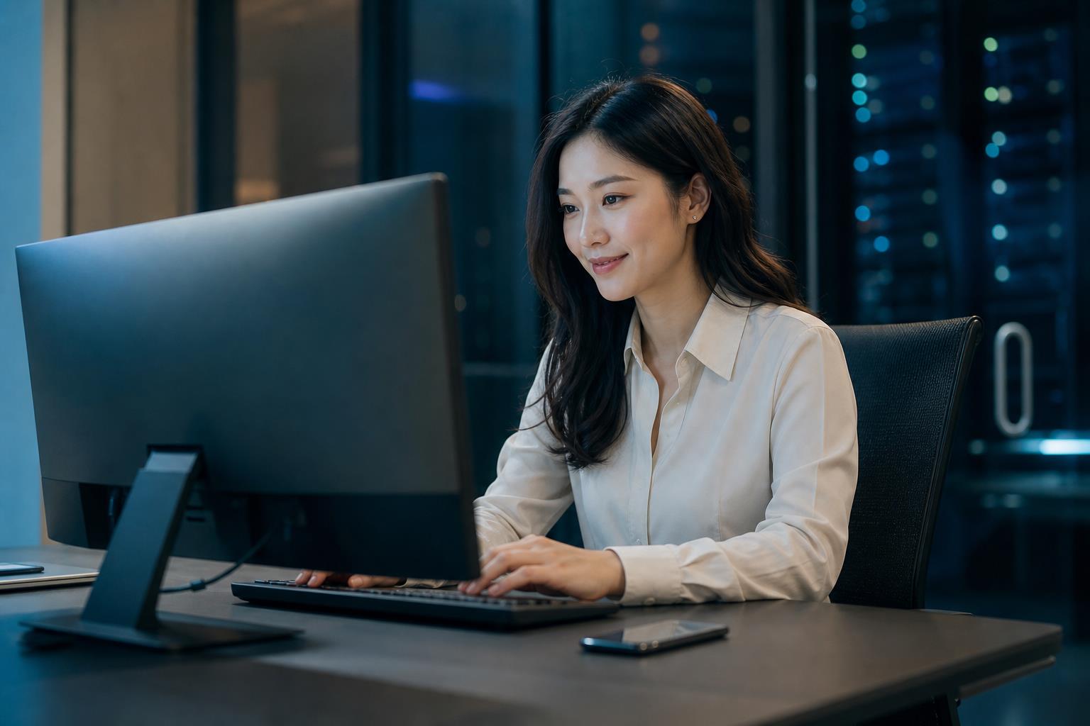丙申网络科技数字化办公场景想象图
